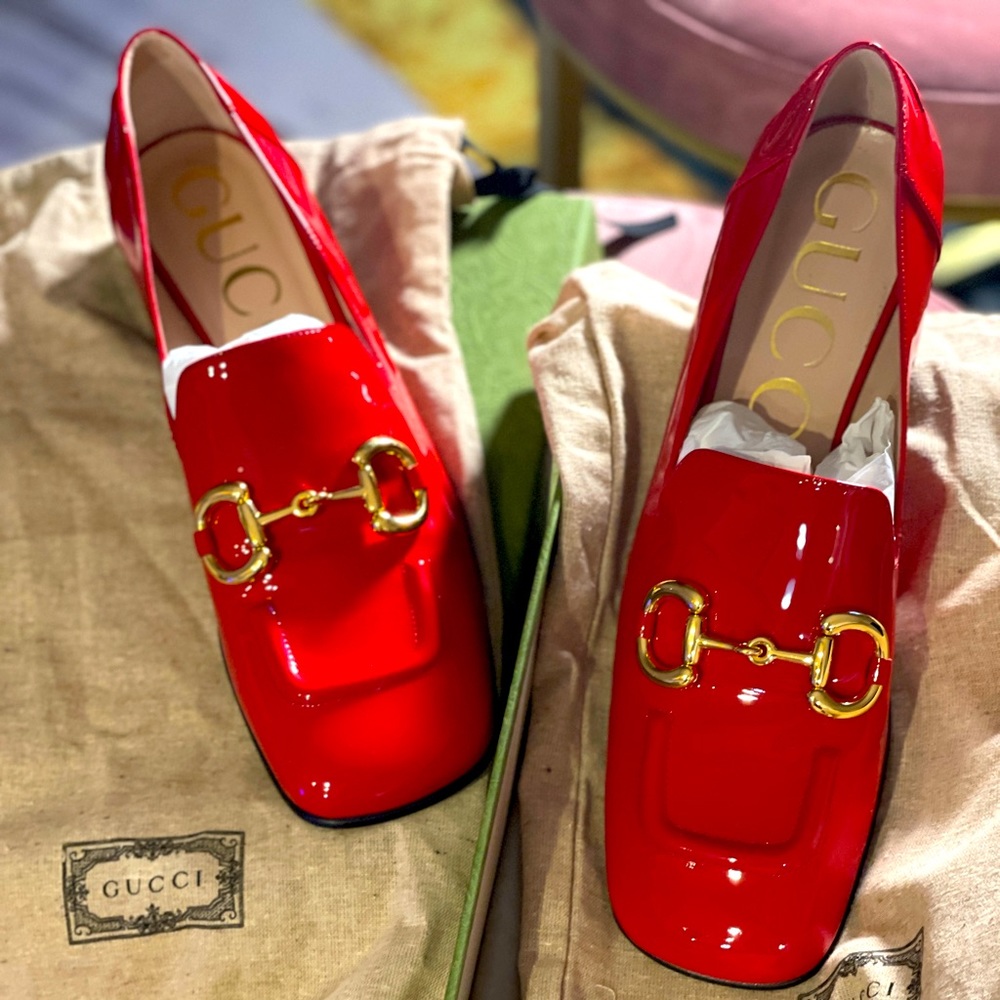 Gucci loafers with dust bag and box